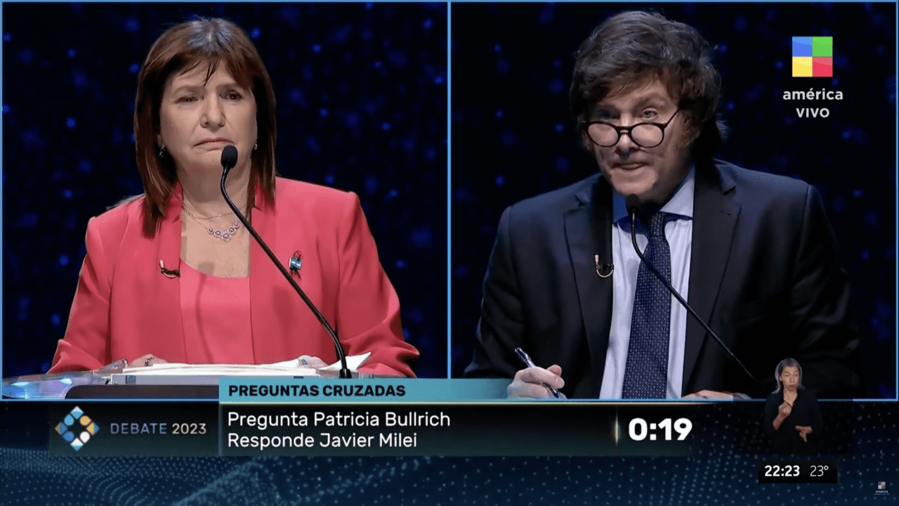 Candidatos a la presidencia de Argentina cierran debate con fuertes cruces sobre política laboral, economía y seguridad