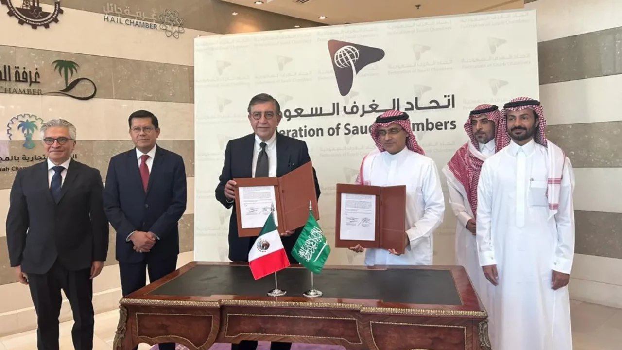 Empresas de México y Arabia Saudita acuerdan promover comercio e inversión