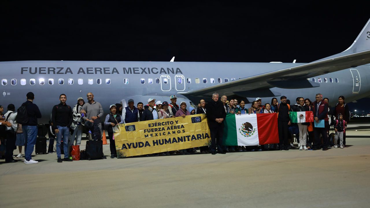 Cancillería reporta la extracción de 136 mexicanos frente al conflicto en Medio Oriente