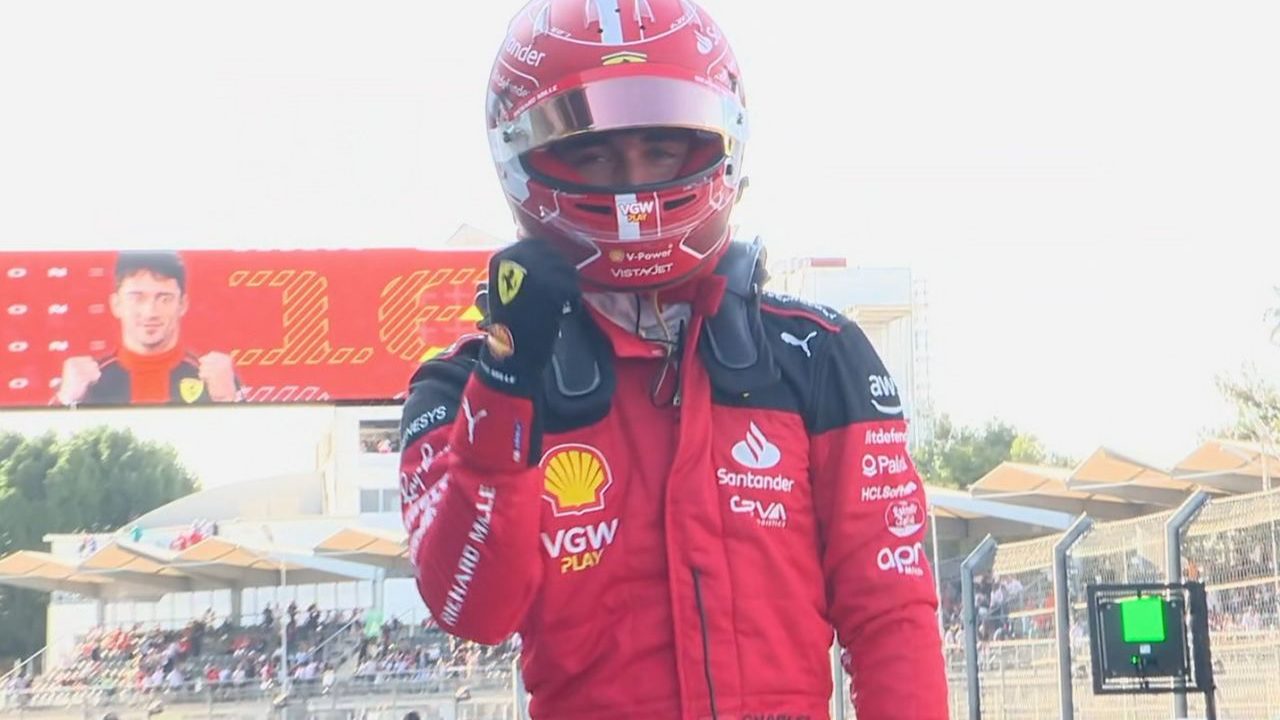 Leclerc vuelve a arrebatarle la ‘pole’ a Verstappen; ‘Checo’ saldrá quinto
