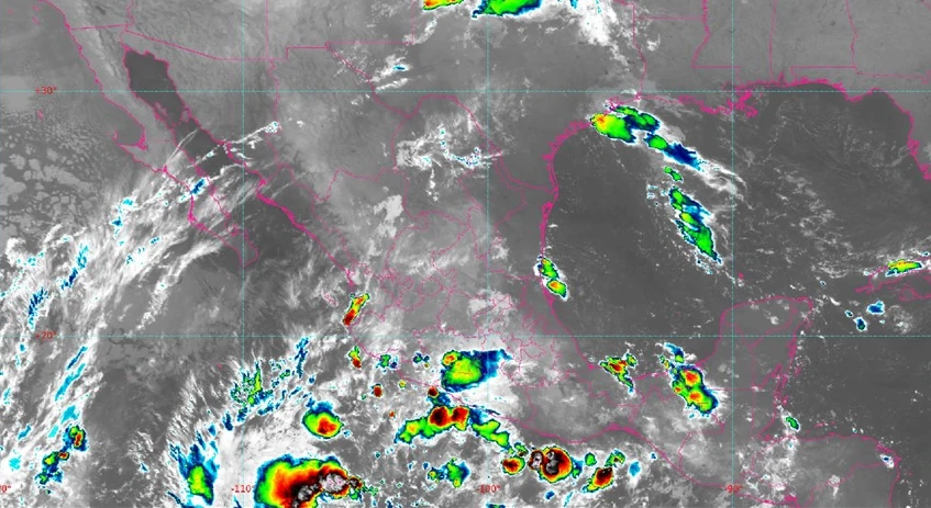 Estas dos tormentas podría impactar el territorio mexicano