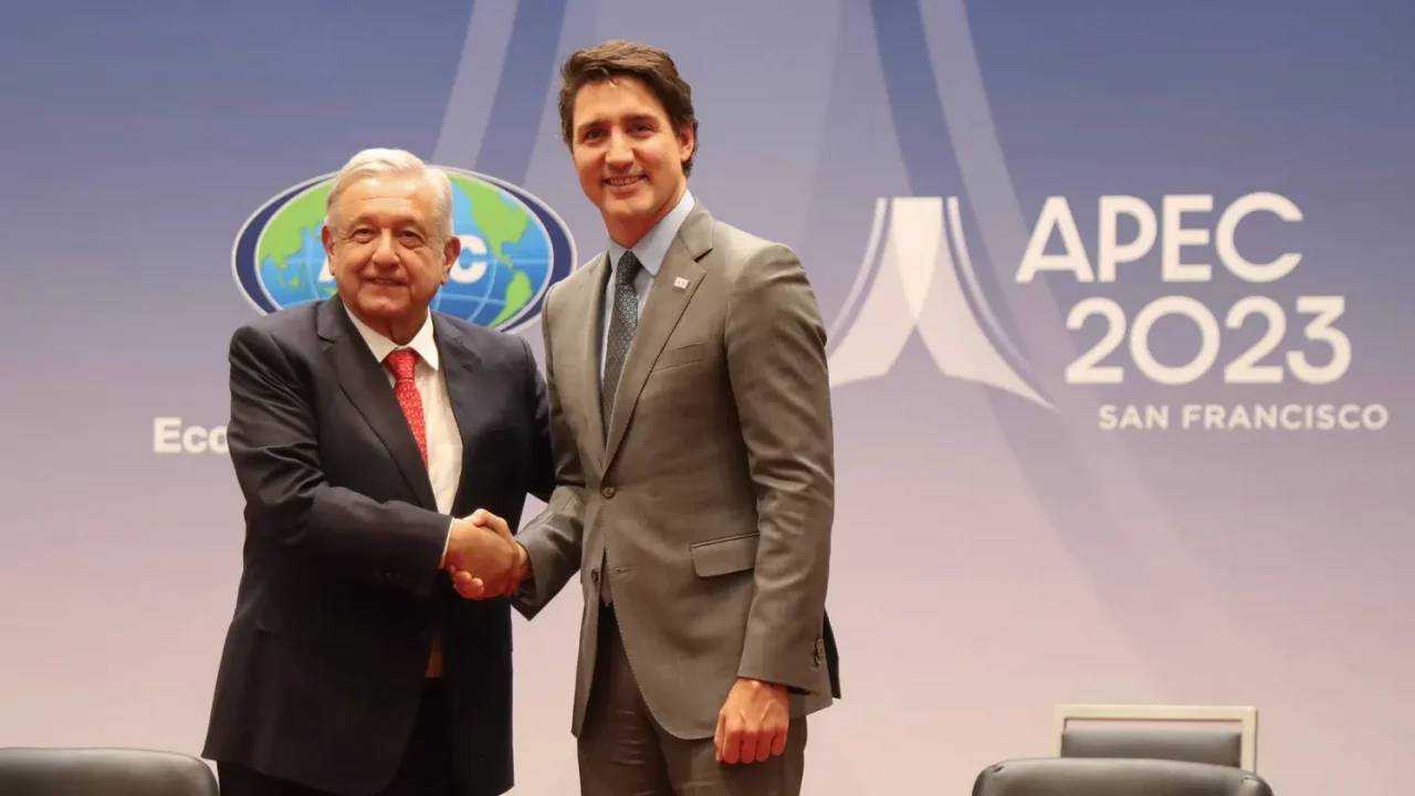 AMLO y Trudeau hablan de comercio y migración en San Francisco