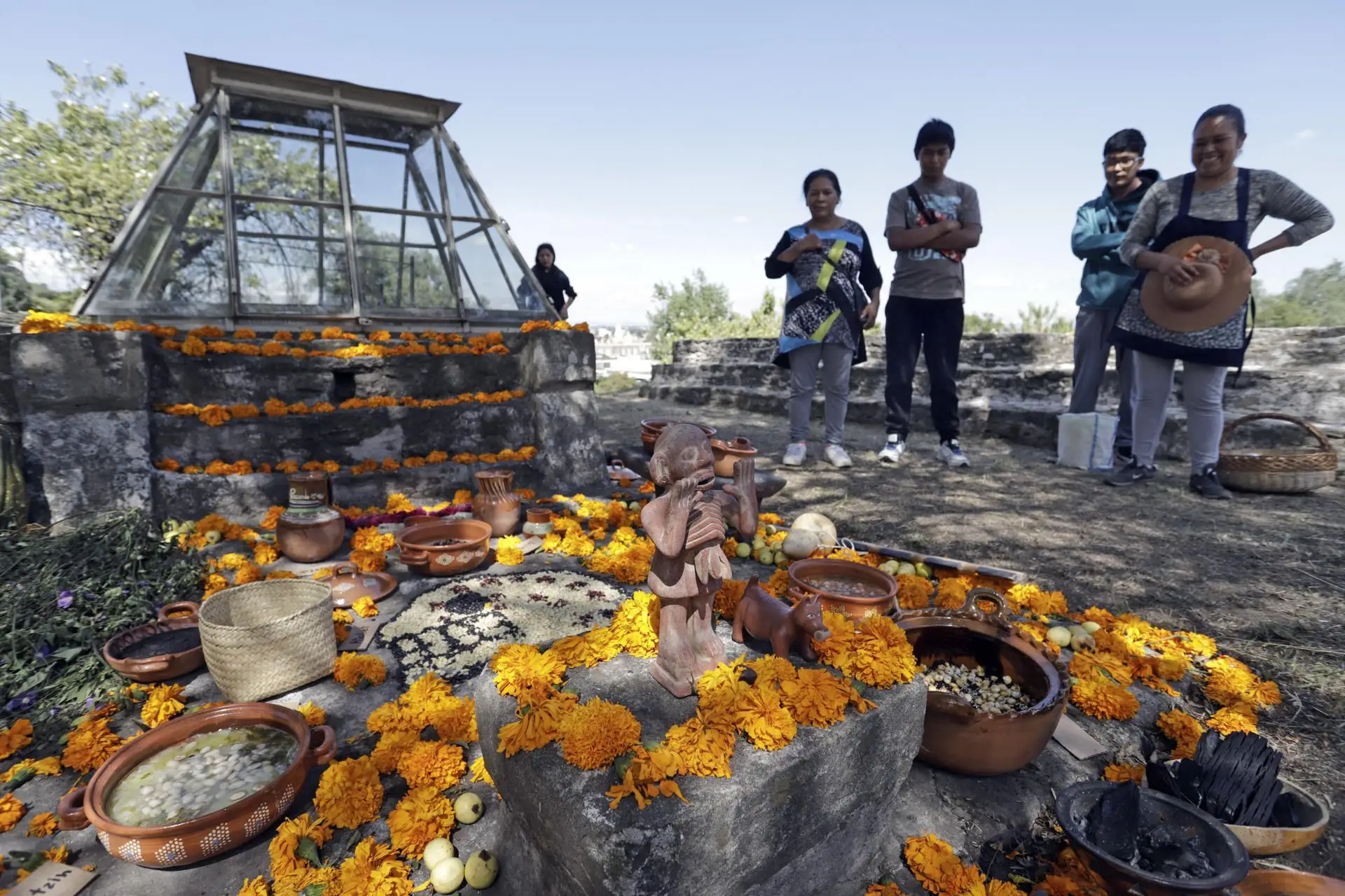 Una tumba prehispánica de hace mil años abre sus puertas por el Día de Muertos en Puebla