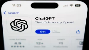 Se ve un logotipo de ChapGPT en West Chester, Pensilvania, el miércoles 6 de diciembre de 2023. (Foto AP/Matt Rourke)COPYRIGHT 2023 THE ASSOCIATED PRESS. TODOS LOS DERECHOS RESERVADOS