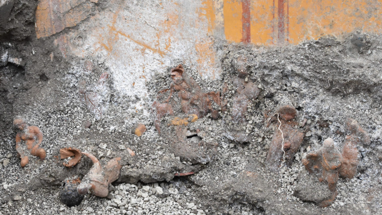 Pompeya descubre ‘el Belén’ de la Antigüedad: hallan trece estatuillas rituales de terracota