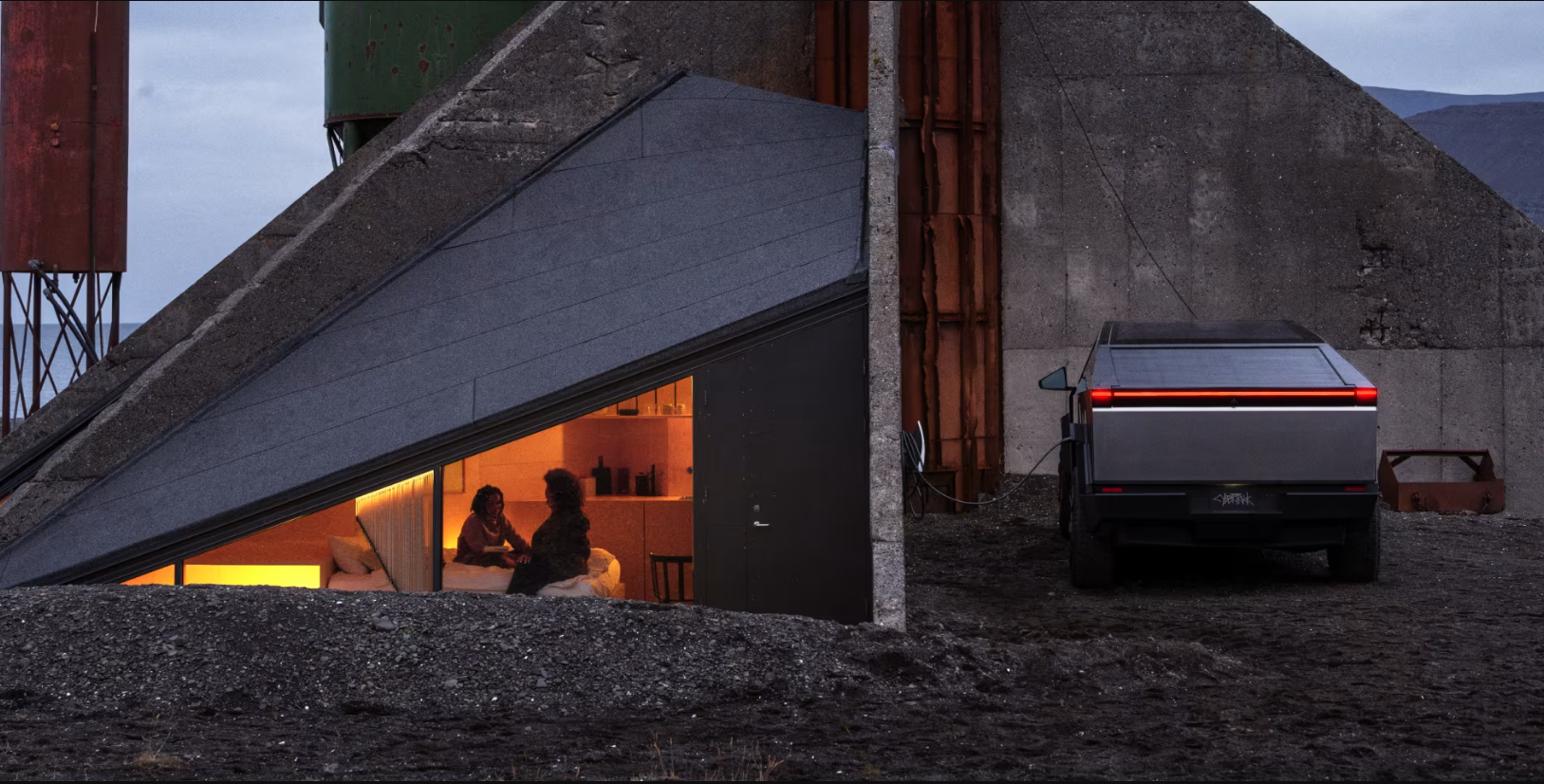 Powershare: la función del Cybertruck de Tesla para energizar una casa durante un apagón