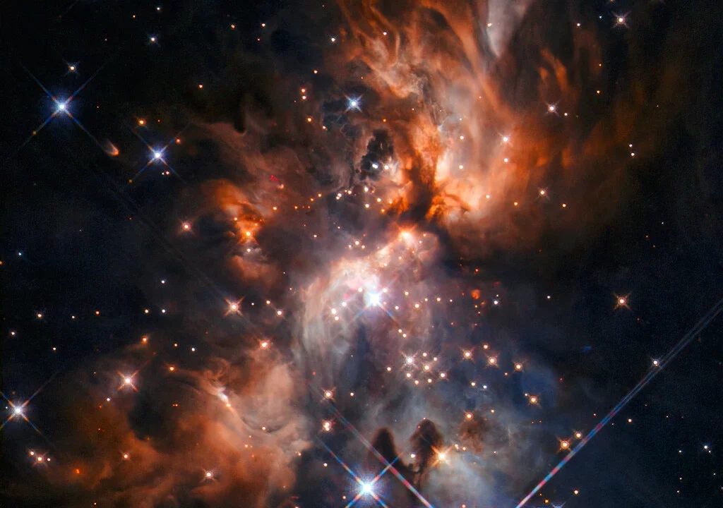 La cuna de estrellas gigantes en formación, AFGL 5180, revela nuevos secretos del cosmos