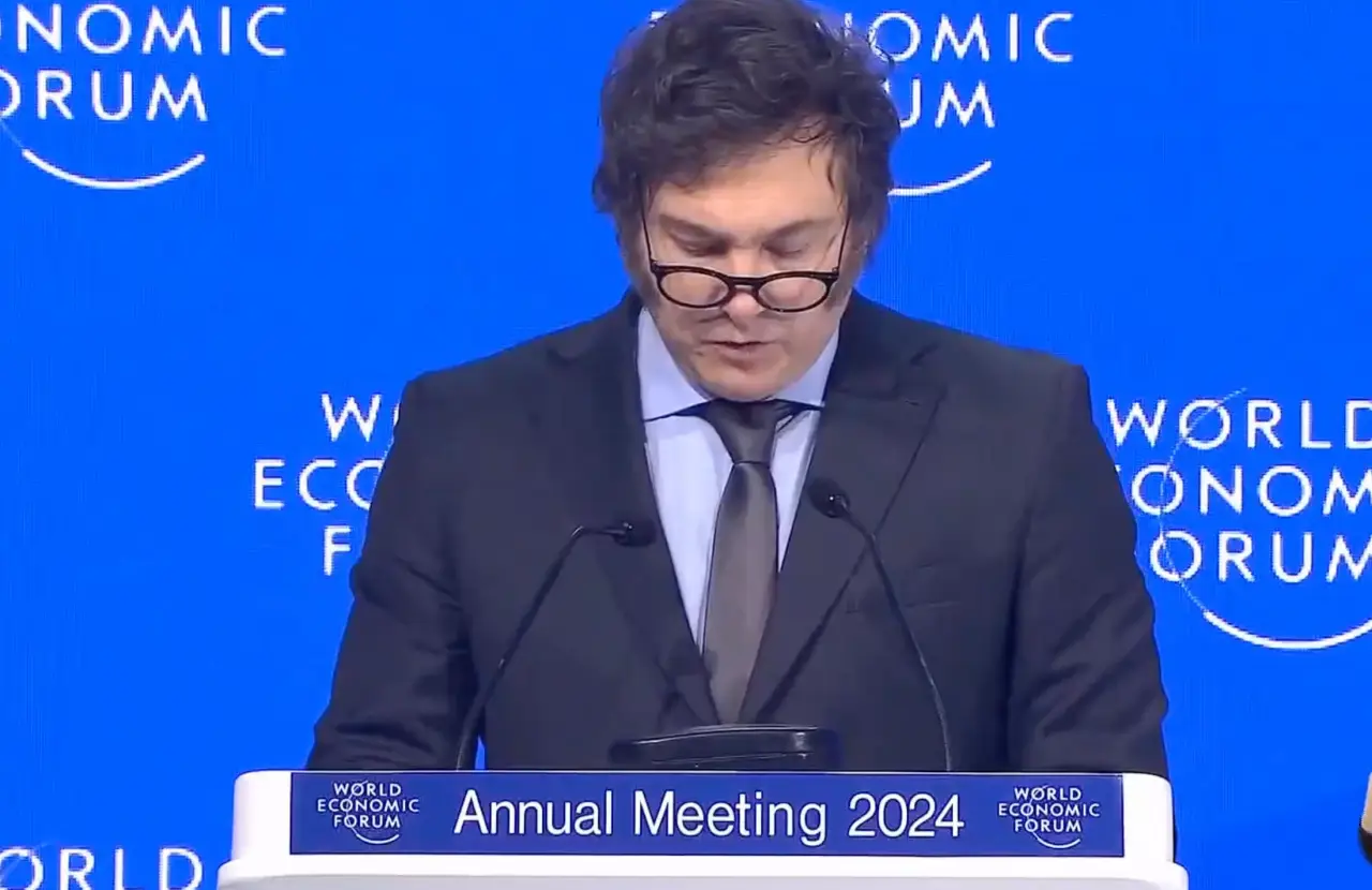 Milei-Foro de Davos-discurso