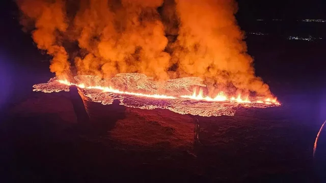 erupción volcánica-Islandia