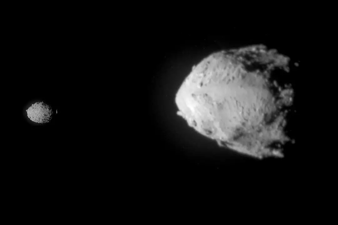 El asteroide Dimorphos puede haber sufrido una deformación global por impacto con DART. Noticias en tiempo real