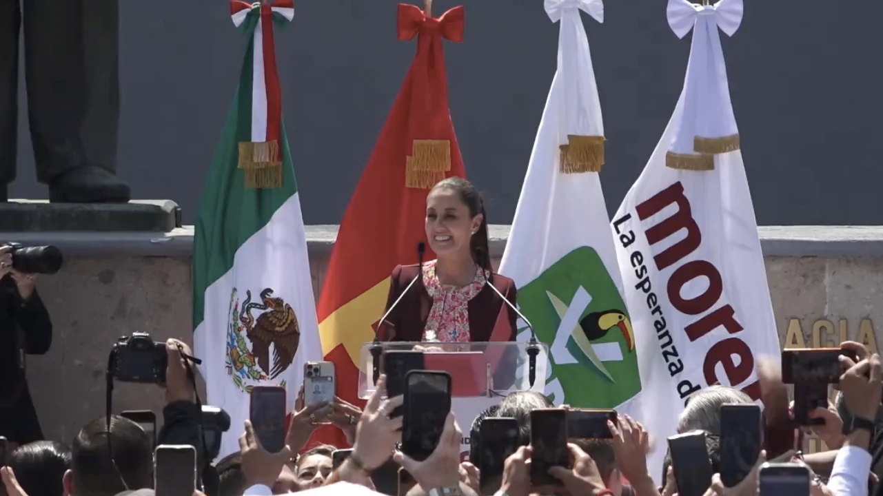 Claudia Sheinbaum se registra ante el INE como candidata presidencial de Morena, PT y PVEM