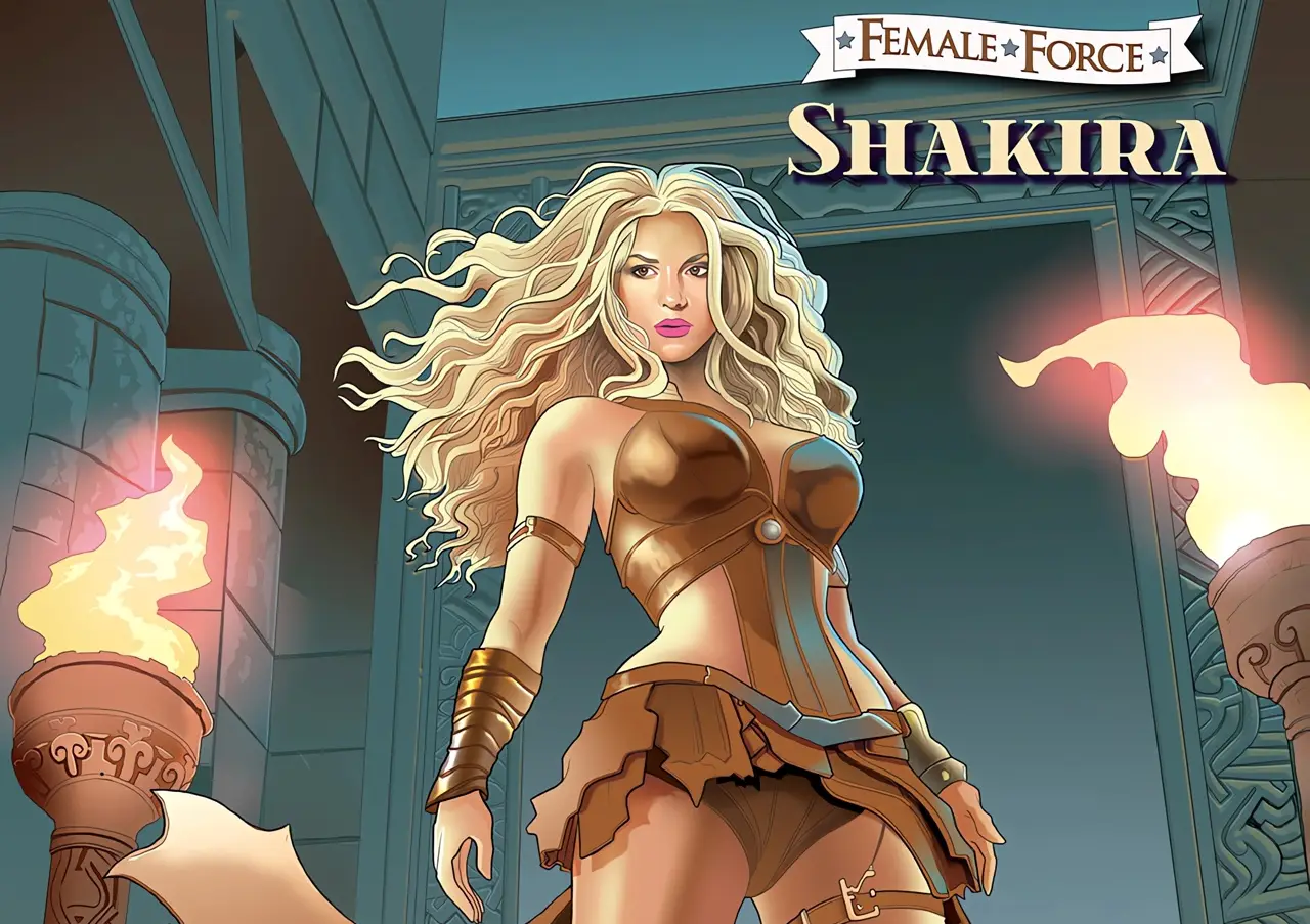 Shakira es inmortalizada en un cómic sobre empoderamiento femenino