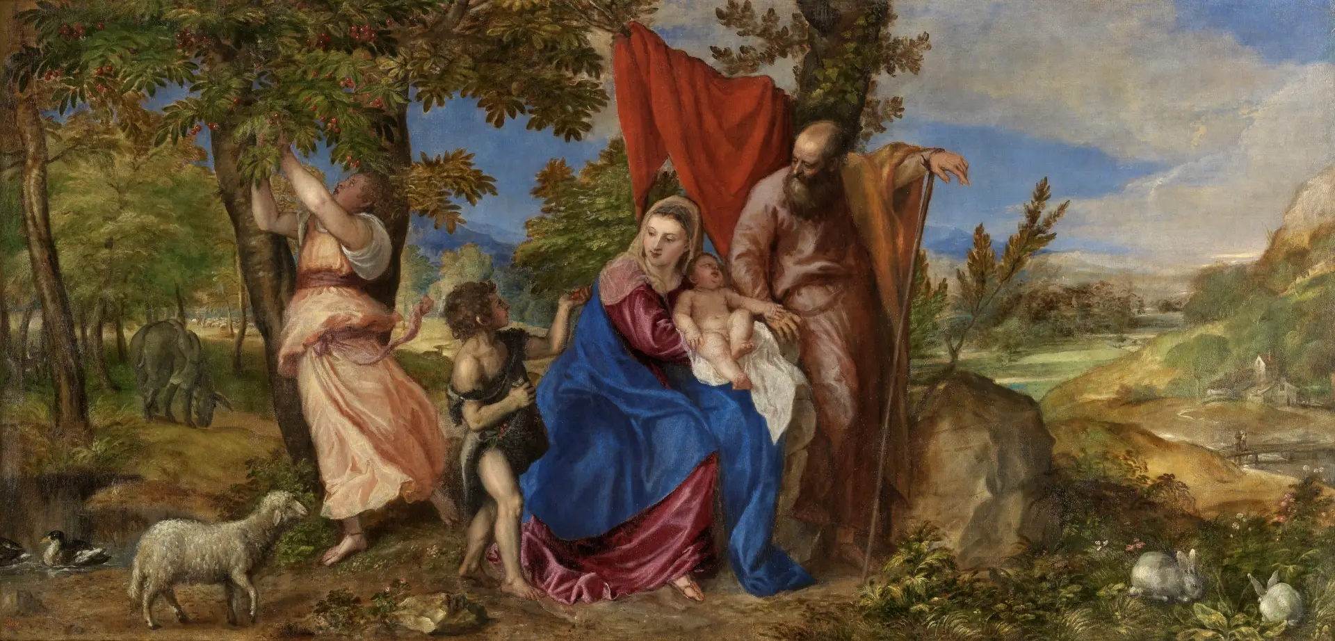 La obra ‘Descanso en la huida a Egipto’ de Tiziano sale a subasta en Londres tras 145 años