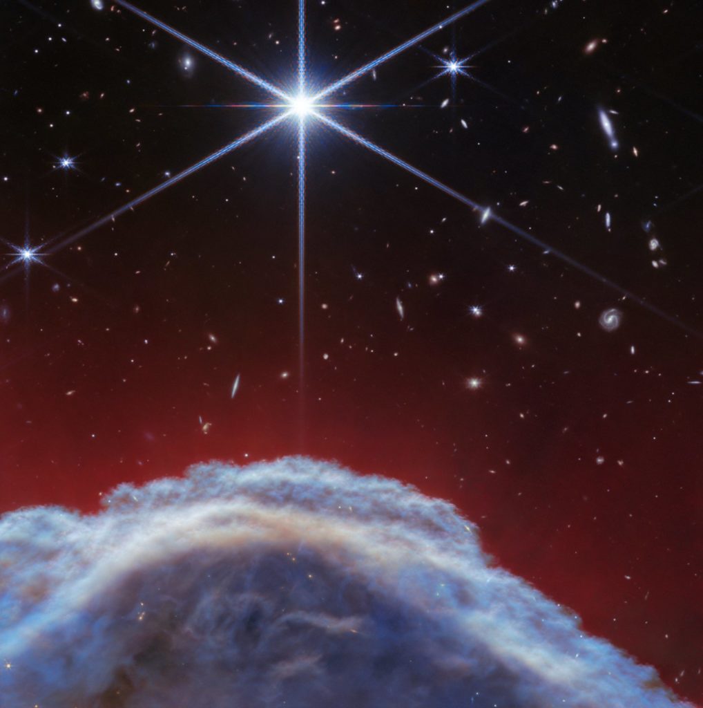 Nebulosa 'Cabeza de Caballo' Foto: X/NASAWebb 