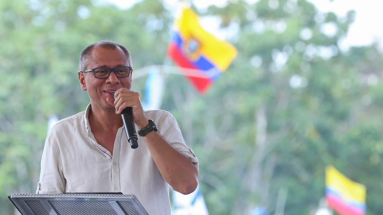 Exvicepresidente Jorge Glas está en huelga de hambre en la cárcel, dice abogada