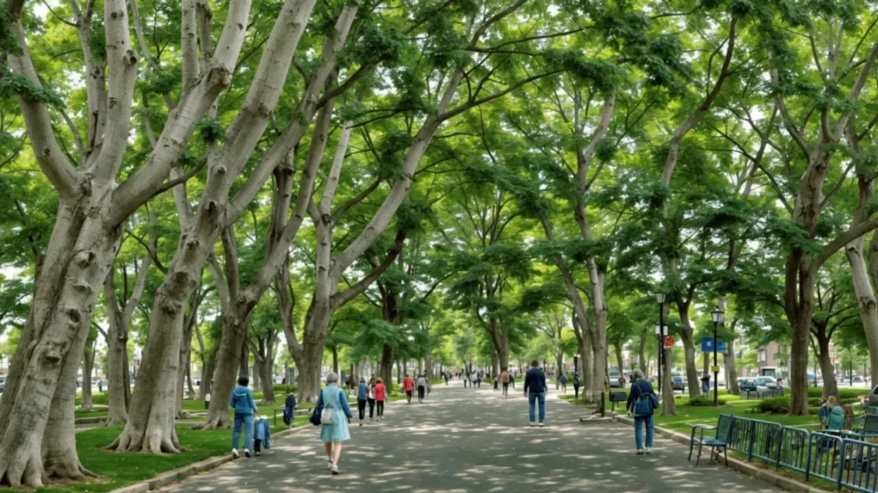 La importancia de los árboles urbanos para mitigar las altas temperaturas de las ciudades