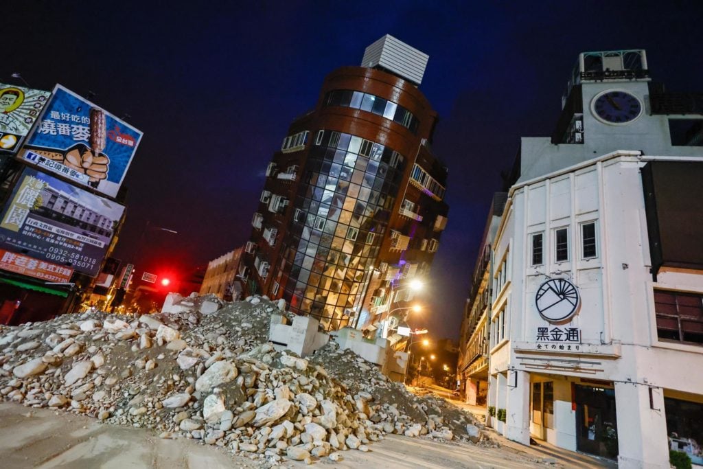 Terremoto en Taiwán Foto: EFE/EPA/DANIEL CENG