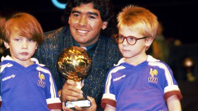 balón de oro Maradona