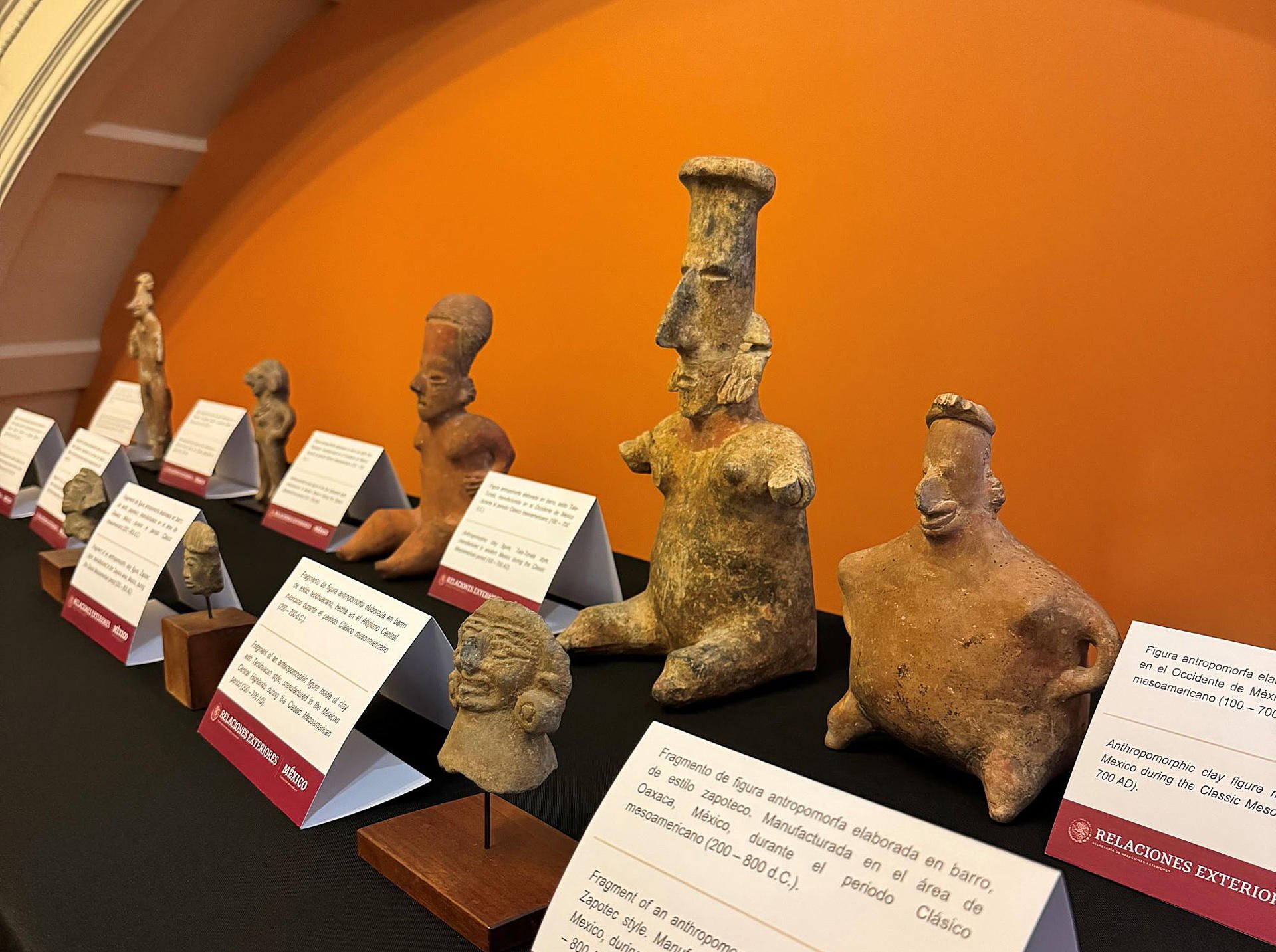 Veintidós piezas arqueológicas serán repatriadas desde Filadelfia: SRE