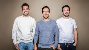 Sebastián Mejía, Simón Borrero y Felipe Villamarín, cofundadores de Rappi. Foto: Archivo.