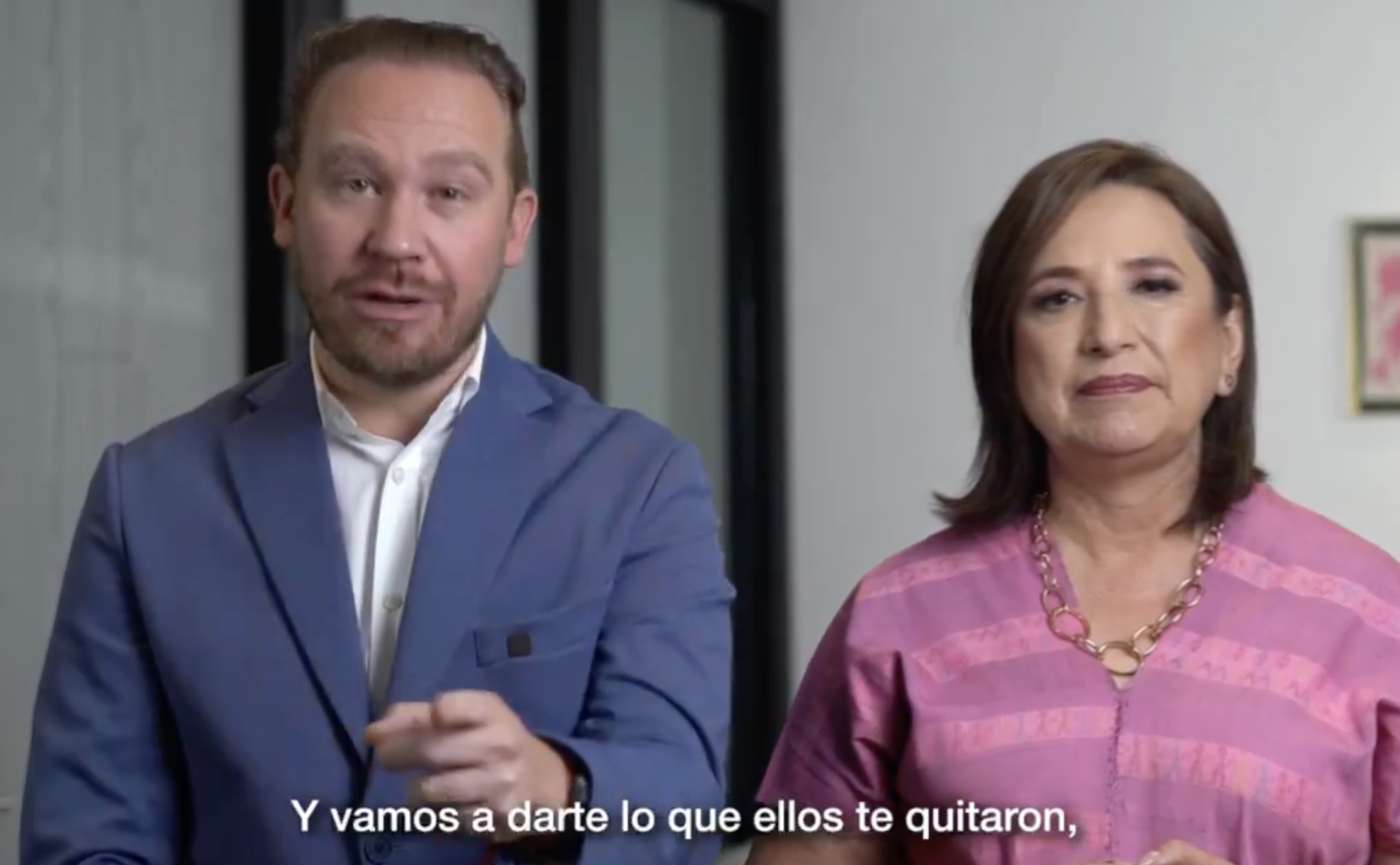 “Los programas sociales se quedan y los vamos a mejorar”: Xóchitl Gálvez y Santiago Taboada