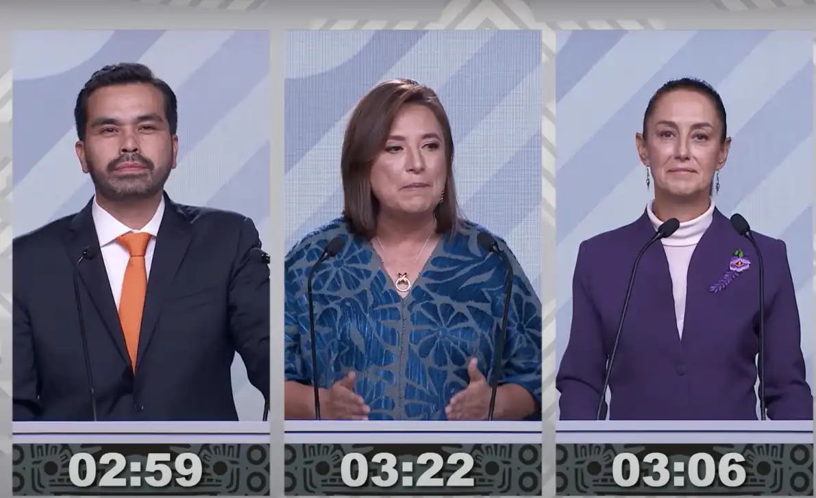 debate presidencial-Sheinbaum-Gálvez-Máynez