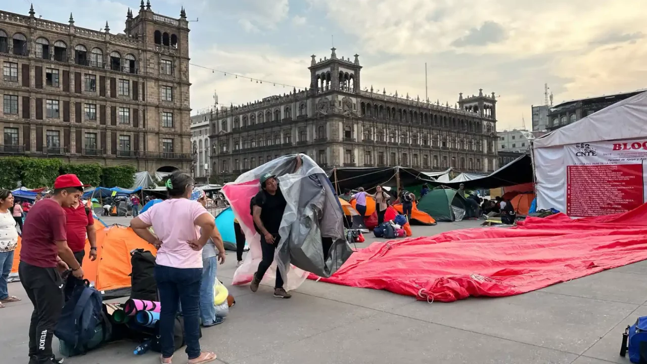 CNTE se replegará para permitir cierre de campaña de Sheinbaum en el Zócalo