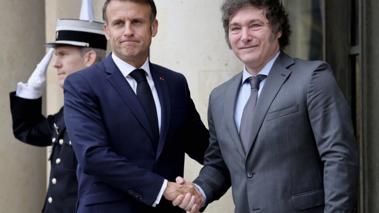 Macron resalta coraje político de Milei y expresa apoyo total en ingreso a organismos