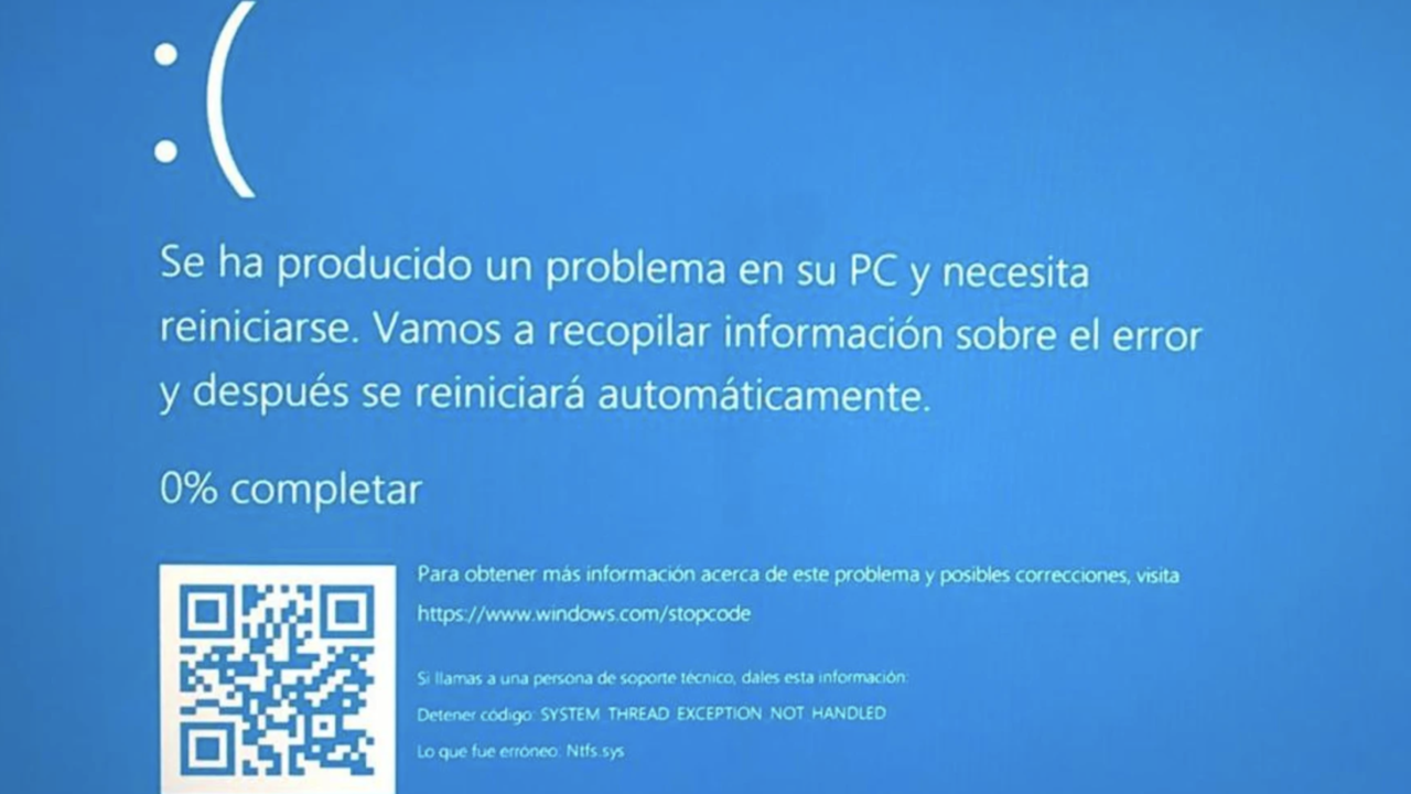 ¿Qué son las pantallas azules de los ordenadores con Microsoft Windows tras el fallo de Crowdstrike?