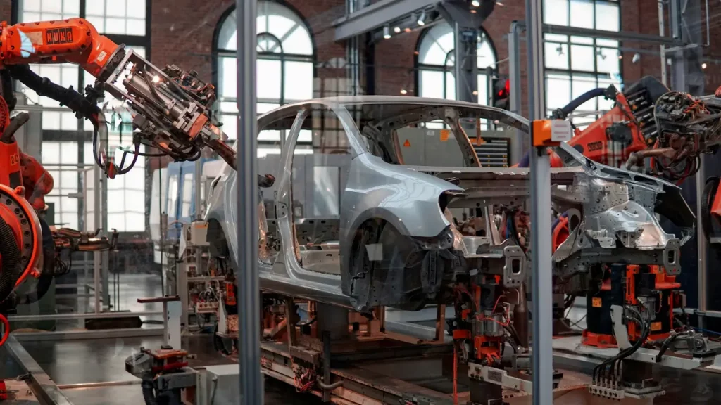 producción vehículos-exportación automóviles cadena suministro