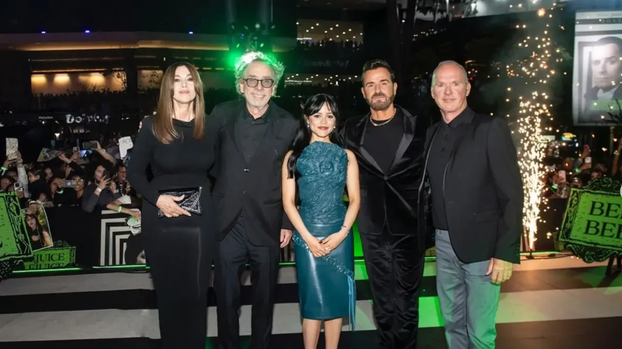 Así fue la alfombra roja de ‘Beetlejuice Beetlejuice’ con Tim Burton, Michael Keaton y Jenna Ortega