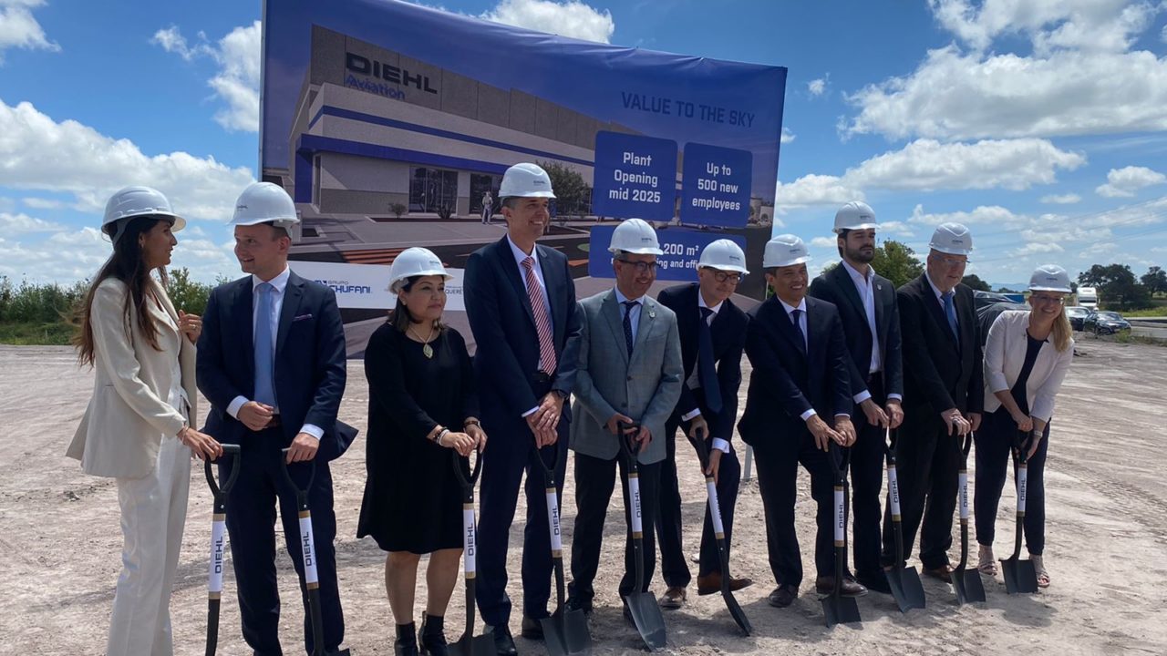 Fabricante aeronáutico alemán Diehl Aviation inicia construcción de planta en México con inversión de 45 mdd