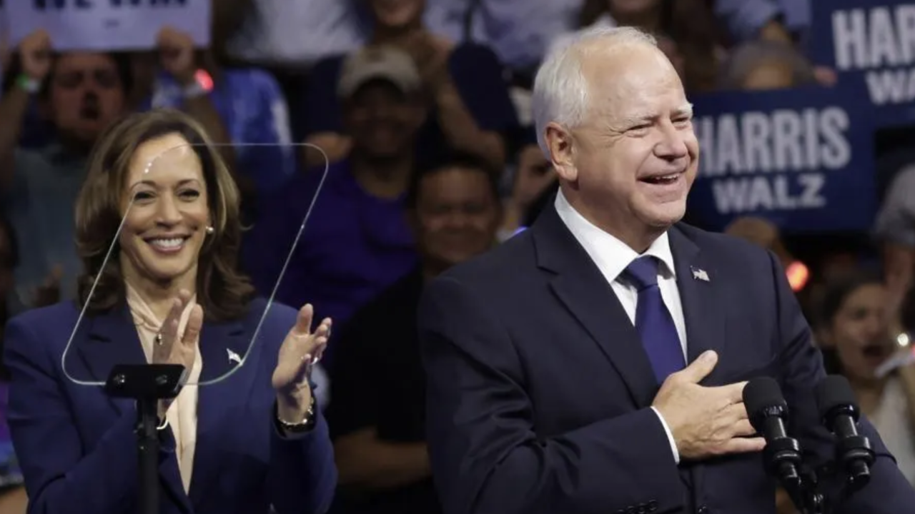Este es el valor del candidato a vicepresidente de Kamala Harris, Tim Walz