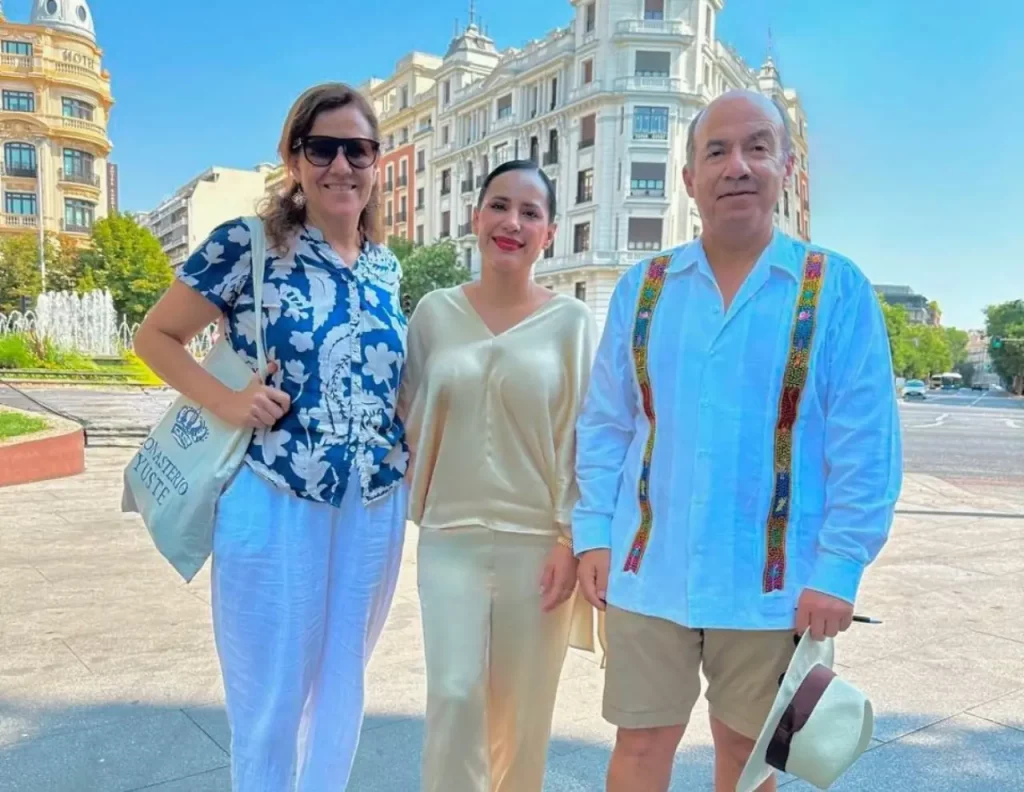 Madrid-Sandra Cuevas-Felipe Calderón
