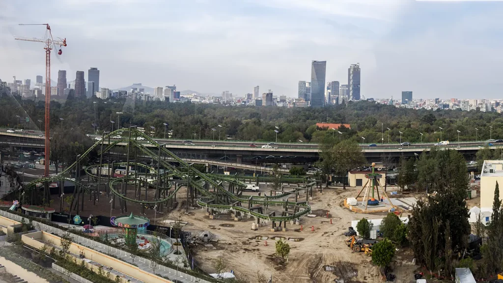 Avance de las obras en el Parque Aztlán, el 11 de junio de 2024. Foto: ©Angélica Escobar/Forbes México.