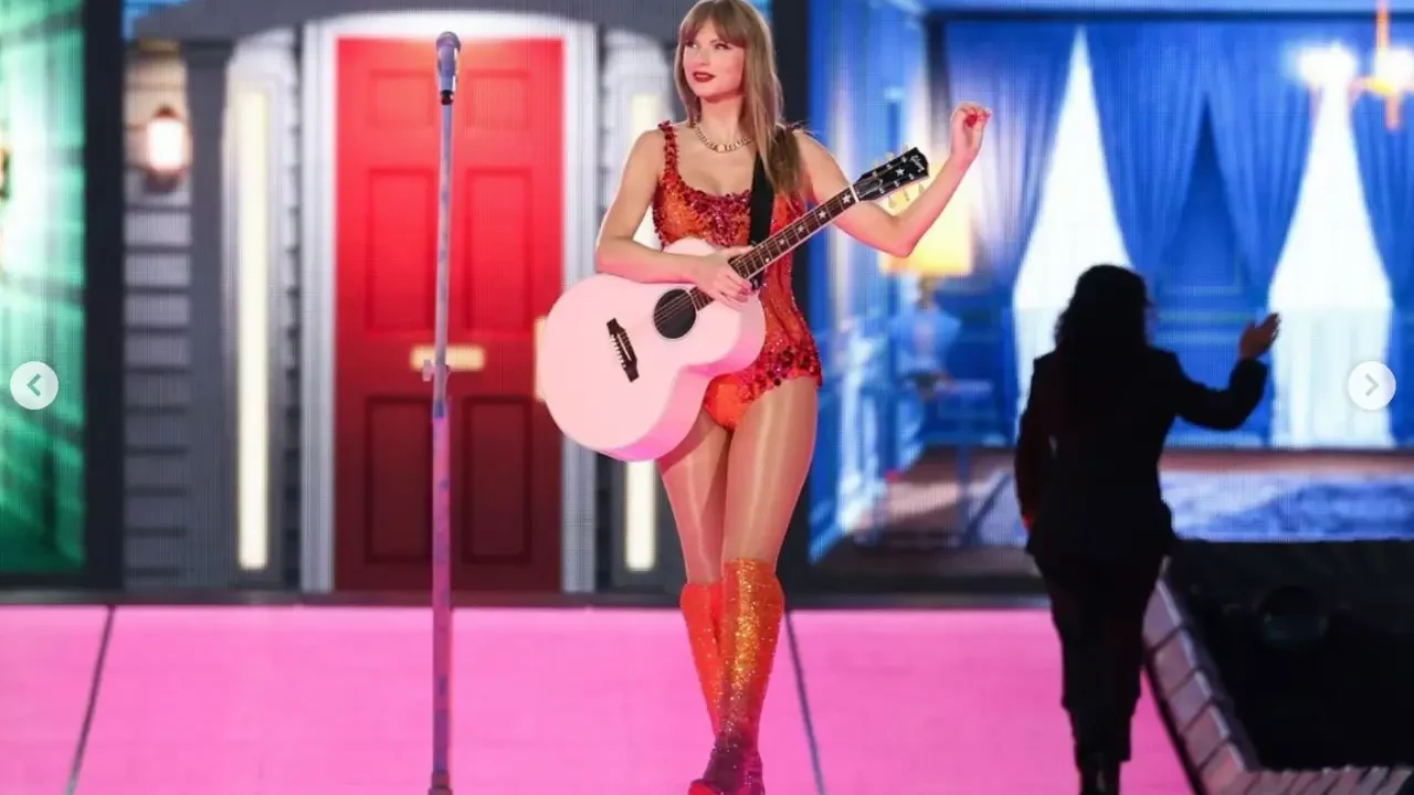 La supuesta silueta de Kamala Harris en foto de Taylor Swift era en realidad una bailarina
