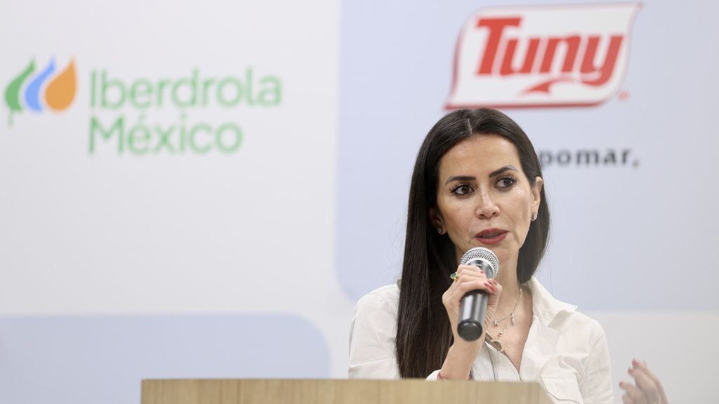 Katya Somohano destacó que, con este acuerdo, Iberdrola llega a las familias mexicanas a través de los productos de Atún Tuny.