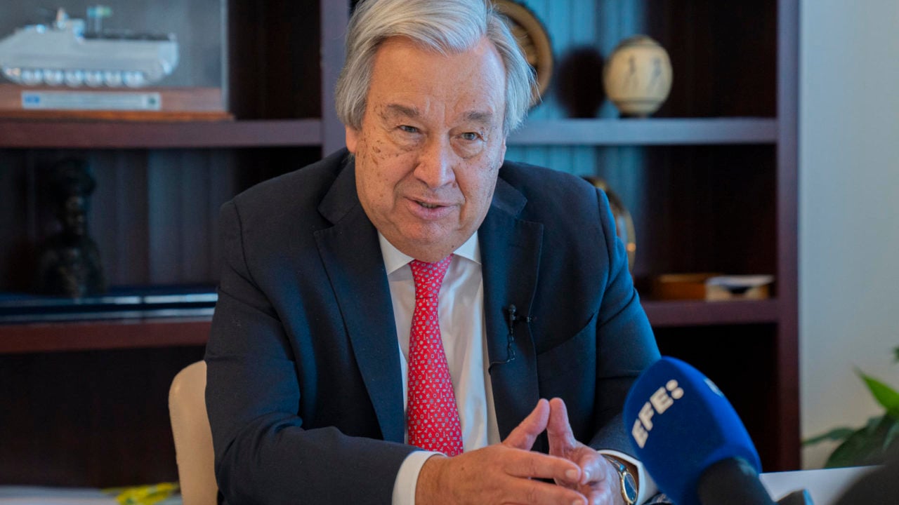 Guterres pide acabar con la ‘sensación de impunidad’ global ante riesgo de ‘guerra mundial’