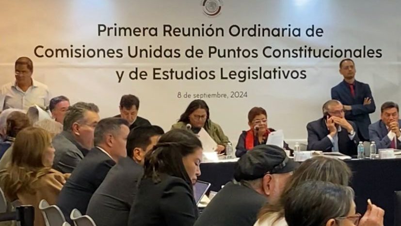 Comisiones del Senado aprueban en lo general reforma judicial de AMLO; hay 70 reservas