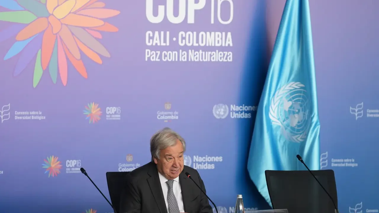 Guterres se muestra ‘bastante optmisita’ en que habrá consenso en COP16 para combatir crisis climática