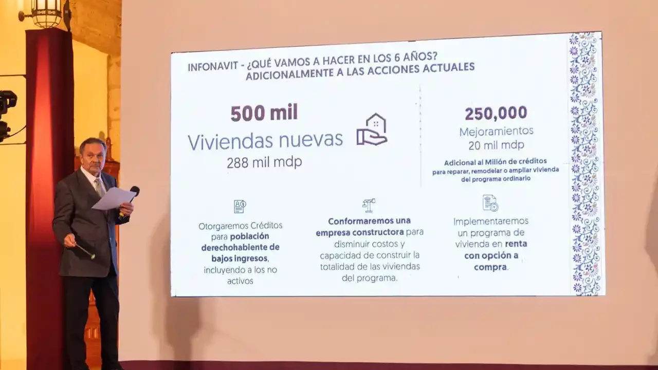 Infonavit creará empresa constructora para reducir gastos en su plan de vivienda