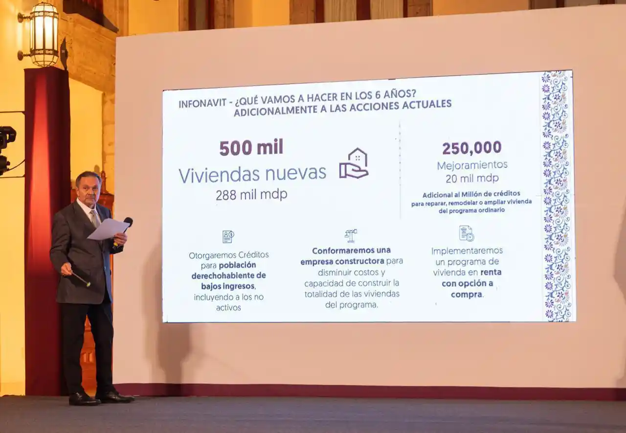 Infonavit creará empresa constructora para reducir gastos en su plan de vivienda