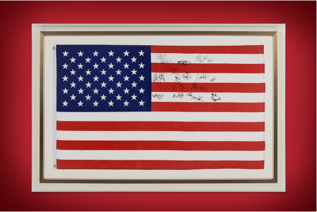 Bandera que porto Michael Jordan Foto: Sotheby's