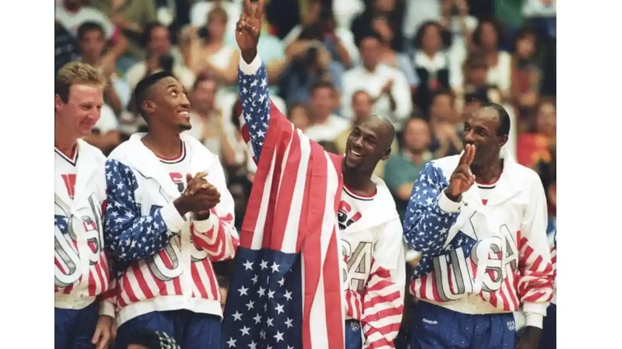El desafío de Jordan en Barcelona 92 tiene precio: 1.8 mdd por icónica bandera