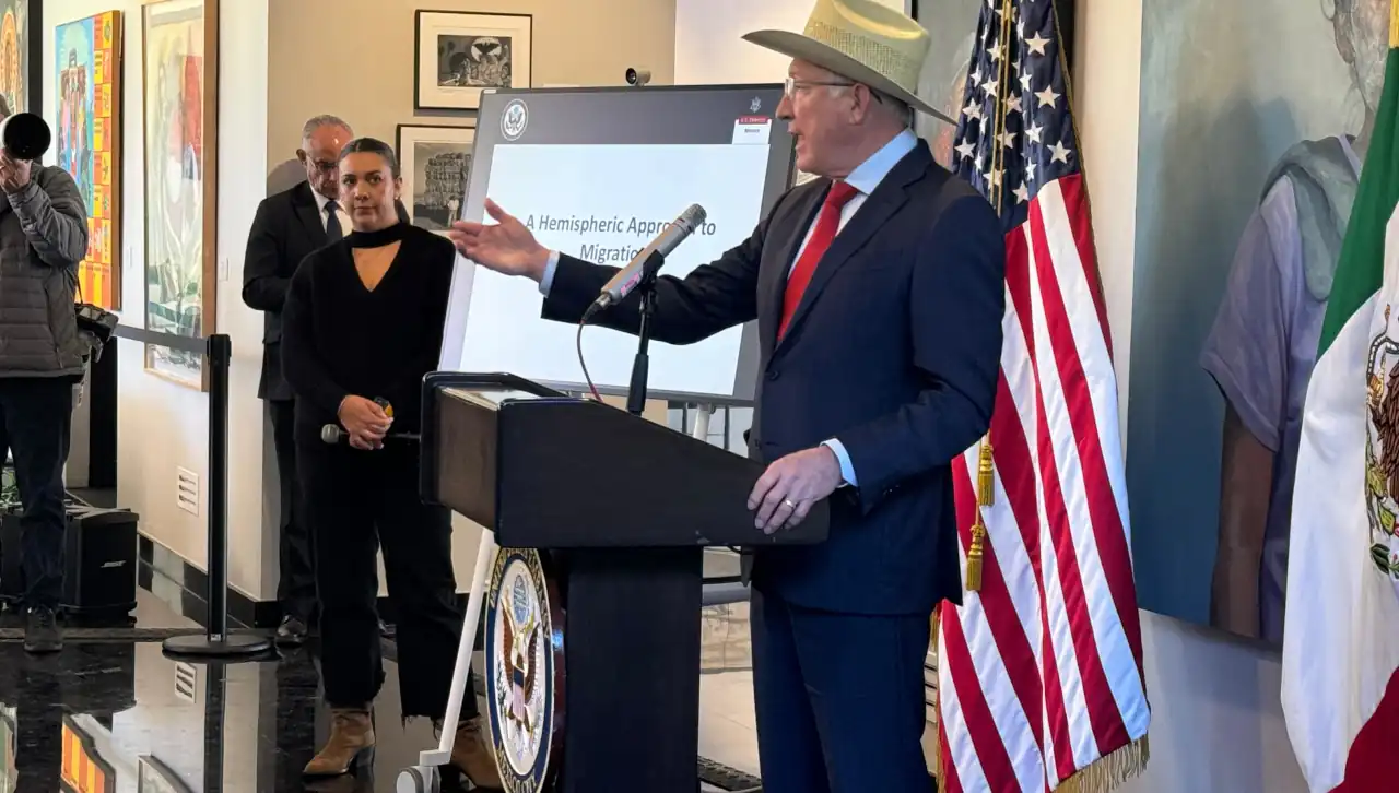 Embajador Salazar dice que la inseguridad es causa de la migración en México
