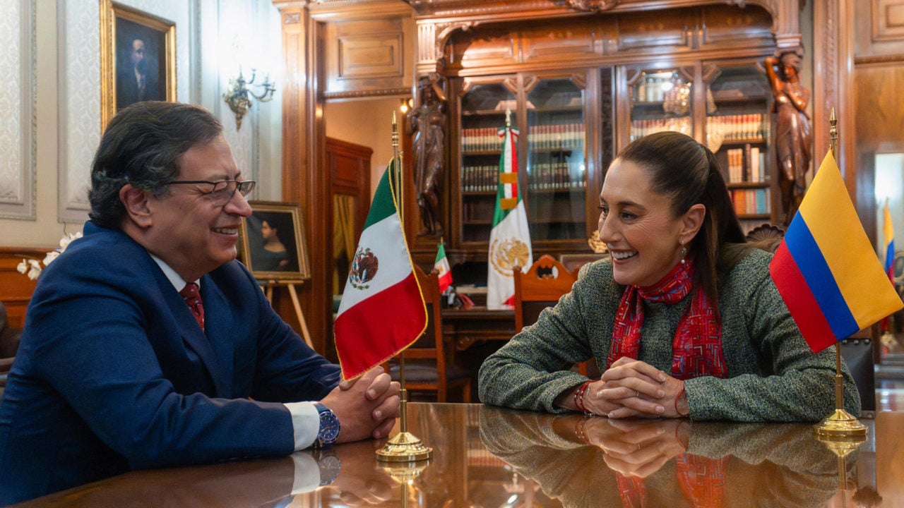 Sheinbaum y Petro abordan crisis migratoria y urgen a la unidad latinoamericana