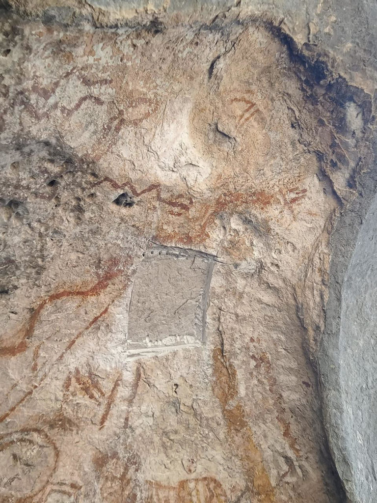Pintura rupestre Cuatro Ciénegas
