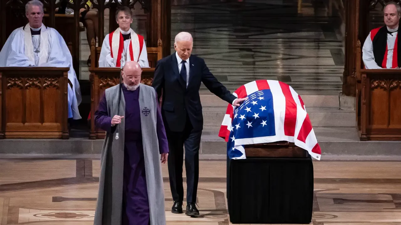 El funeral de Jimmy Carter, con Biden, cuatro expresidentes y Trudeau, pero sin Michelle Obama