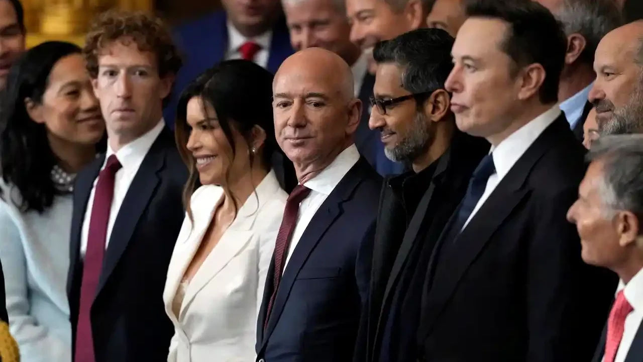 Musk, Zuckerberg y otros multimillonarios que asistieron a la investidura de Trump