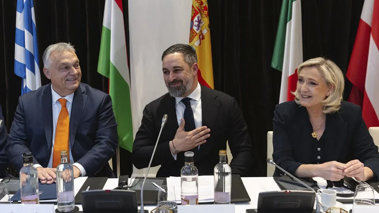Abascal recibe a líderes de extrema derecha previo a la cumbre de Patriots en Madrid